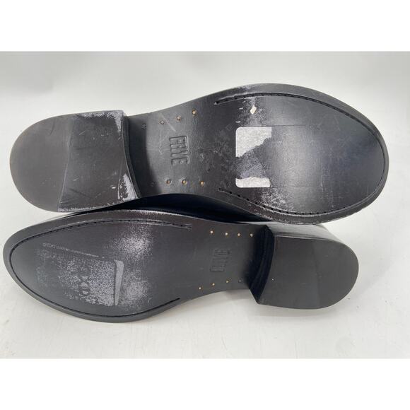 Frye Marissa Medallion Black Leather Riding Boots 6.5 M - Picture 5 of 7